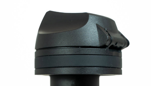 Black Click Lid. Fits all Water - to - Go bottles. filter water bottle - Water to Go