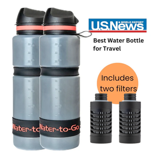 Large Water Purifier Bottle (26oz / 75cl) - Couples Value Bundle