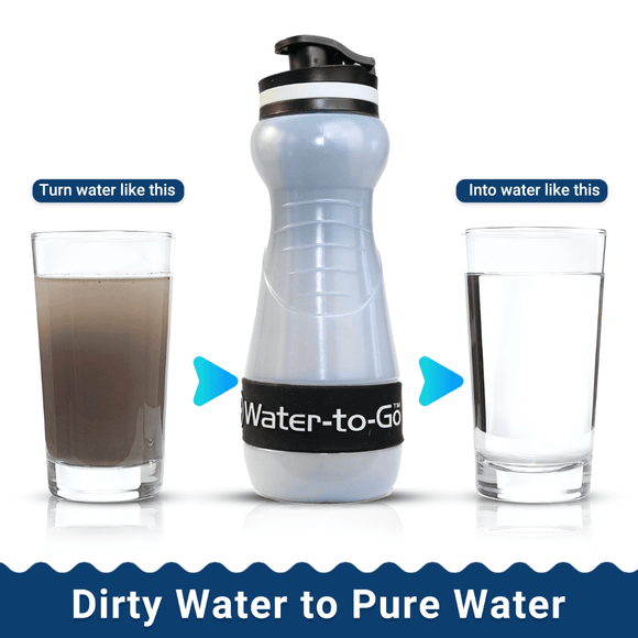 Turns dirty water into clean water