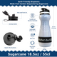 Water Filter Bottle for Travel. Couples Value Bundle. Save $12! (Bioplastic, 18.5oz, 55cl) - Water to Go