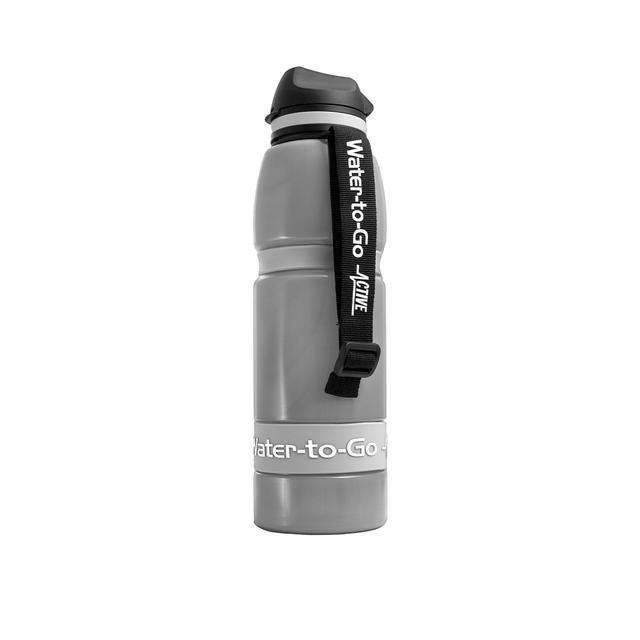 Extra Large Water Purifier Bottle 33.8 fl oz /1L filter water bottle - Water to Go
