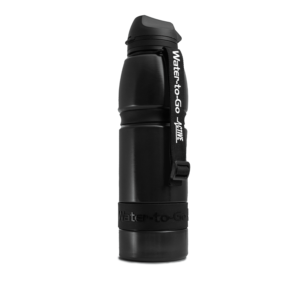 Extra Large Water Purifier Bottle 33.8 fl oz /1L filter water bottle - Water to Go