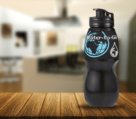 Water to go Classic water filter bottle for home and survival in emergencies