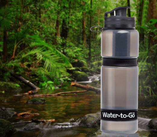 Water to Go Active water filter bottle for hiking backpacking camping