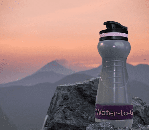 Water to Go bioplastic water filter bottle for travel