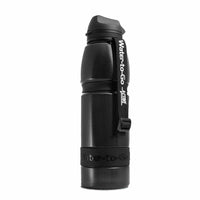 Extra Large Water Purifier Bottle 33.8 fl oz /1L Black filter water bottle - Water to Go