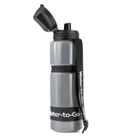 Large Water Purifier Bottle (26oz / 75cl) - Couples Value Bundle filter water bottle - Water to Go