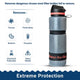 Large Water Purifier Bottle (26oz / 75cl) - Couples Value Bundle filter water bottle - Water to Go