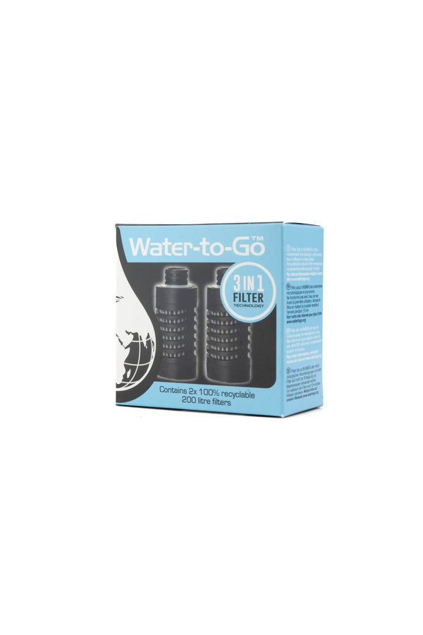 Replacement Filter Twin Pack. For all Water-to-Go bottles. filter water bottle - Water to Go