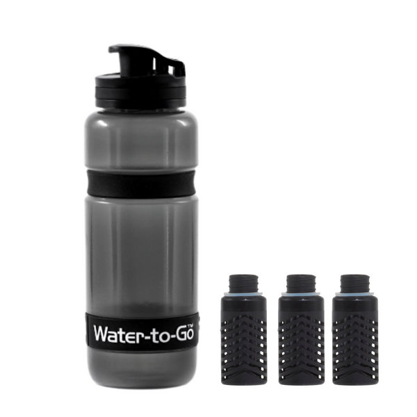 Water Purifier Bottle  (20oz/60cl) Value Bundle - Save $10 - Water to Go 