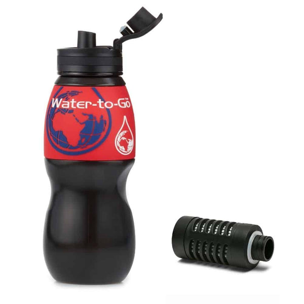 red water purifier bottle